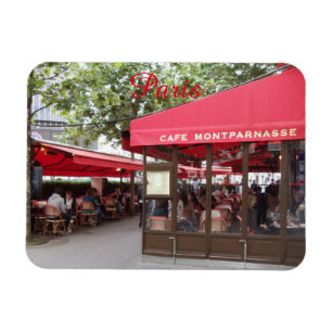 Cafe Montparnasse, Paris Flexible Foto Magnet