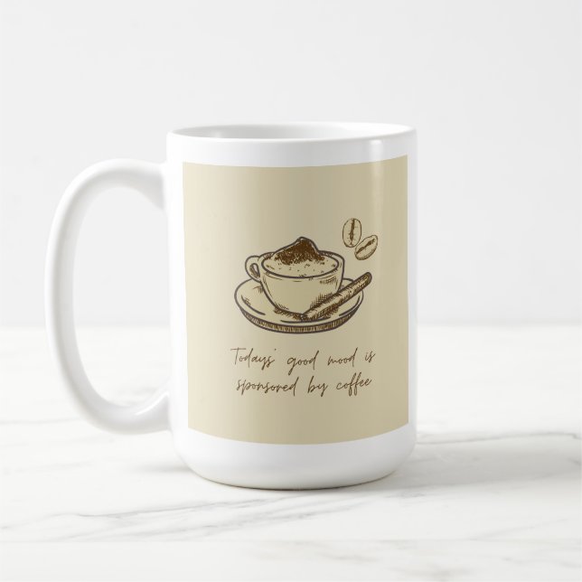 Café Mood Mug | Tasse à café confortable (Gauche)