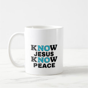 Café Mug : Connais Jésus la paix