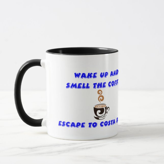 Café Mug Costa Rica, Échapper au Costa Rica (Gauche)
