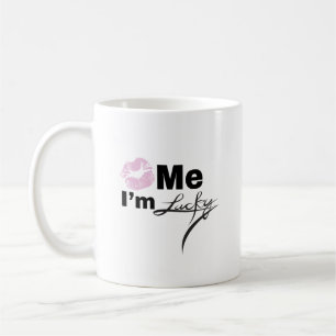 Café Mug : Embrasse-moi Je suis chanceux