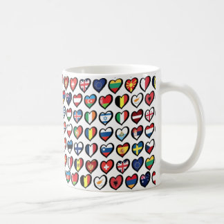 Café Mug Eurovision Drapeaux Accent Café Mug 11oz