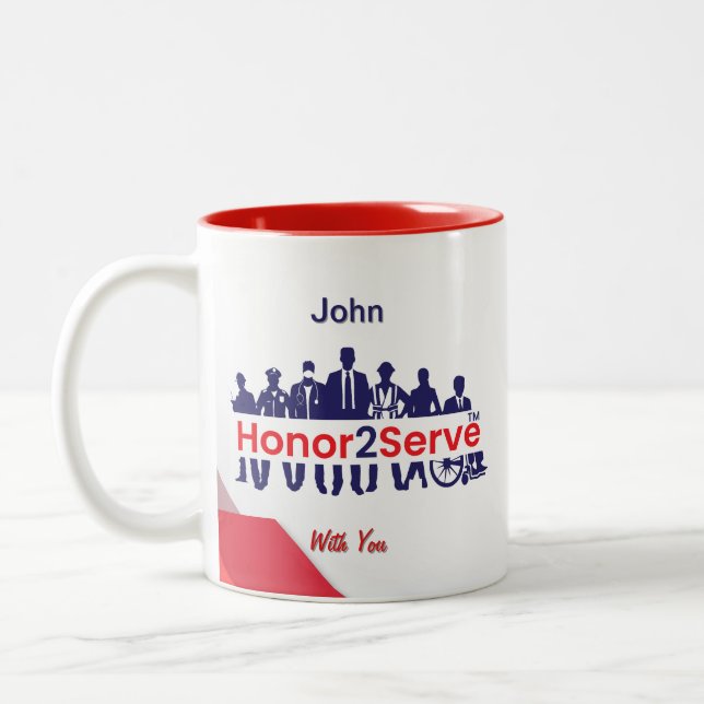 Café Mug -Honor2Serve (Gauche)
