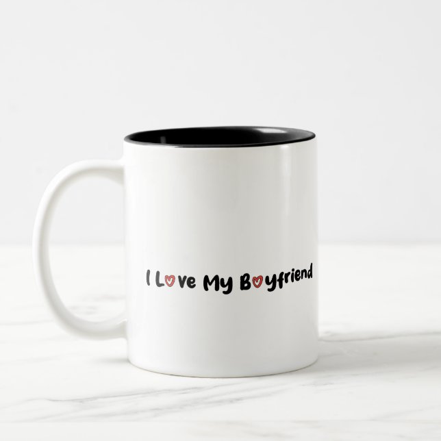 Café Mug : "J'aime mon copain" (Gauche)
