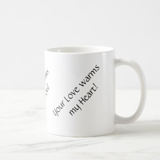 Café, musique, et tasse d'amour