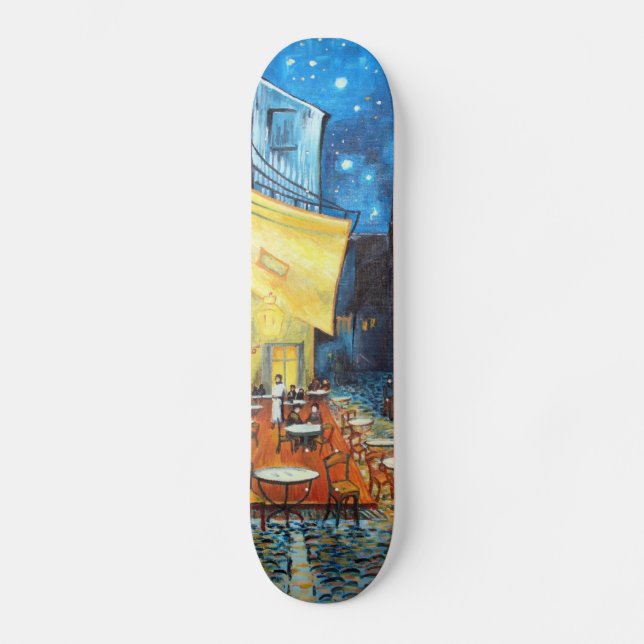 Café nachts skateboard (Vorderseite)