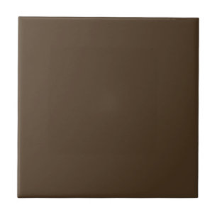 Café Noir Black Coffee Brown Solid Color Tile Fliese
