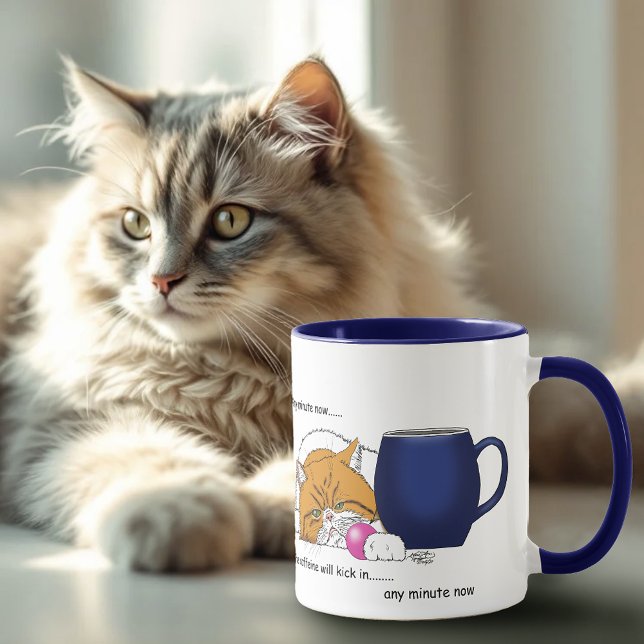 Café orange Bleu Mug (Créateur téléchargé)