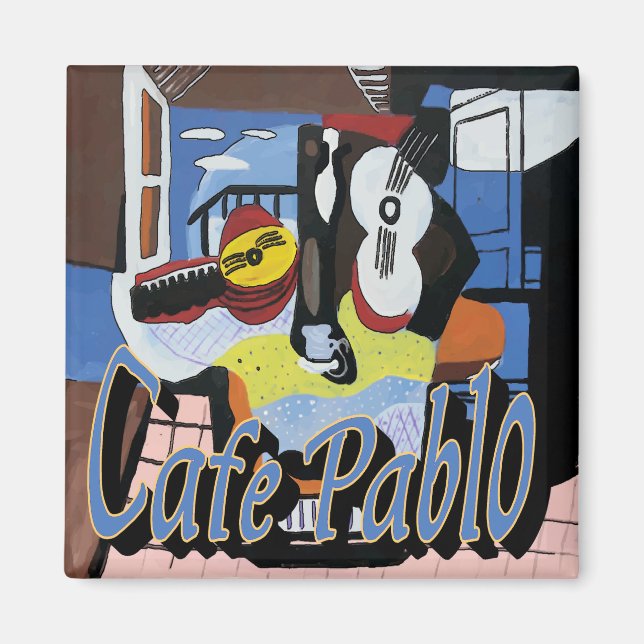 Cafe Pablo Kaffeebank Magnet (Vorne)