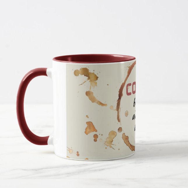 Café parce que adultère est dur Mug (Gauche)