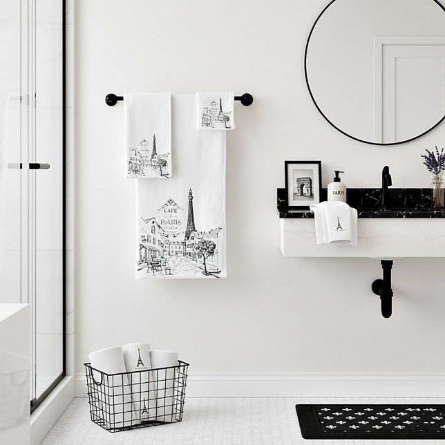 Café Paris Badhandtuch Set (Von Creator hochgeladen)