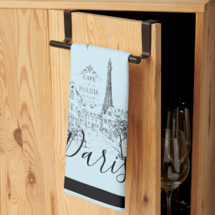 Cafe Paris   Küchenhandtuch Geschirrtuch