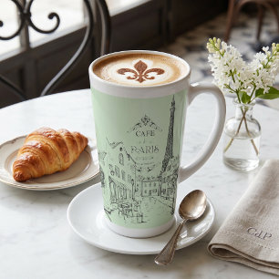Cafe Paris Latte Tasse