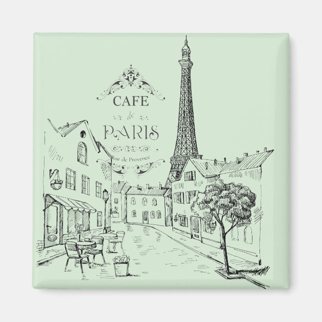 Café Paris Magnet (Vorne)