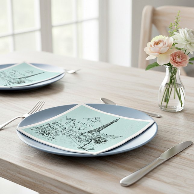 Café Paris Napkins Serviette (Von Creator hochgeladen)
