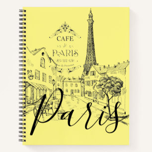 Cafe Paris Notizbuch