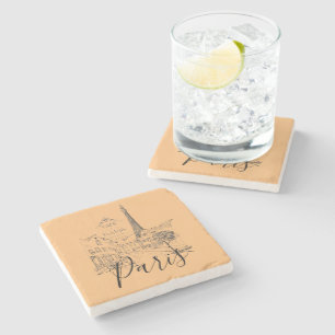 Cafe Paris Stein Untersetzer