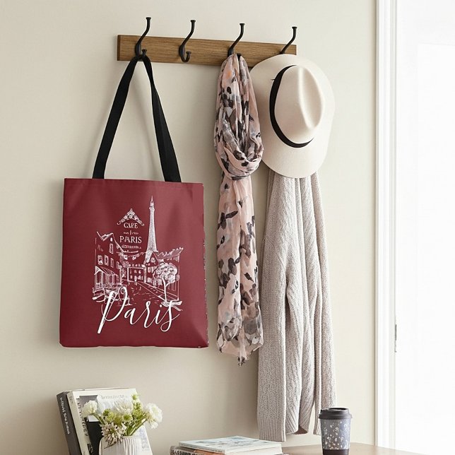 Café Paris Tote Bag Tasche (Von Creator hochgeladen)