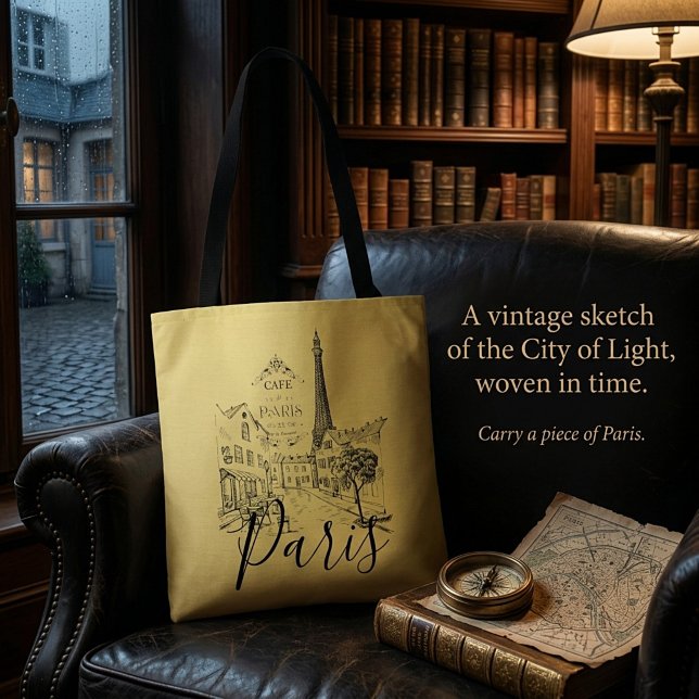 Café Paris Tote Bag Tasche (Von Creator hochgeladen)
