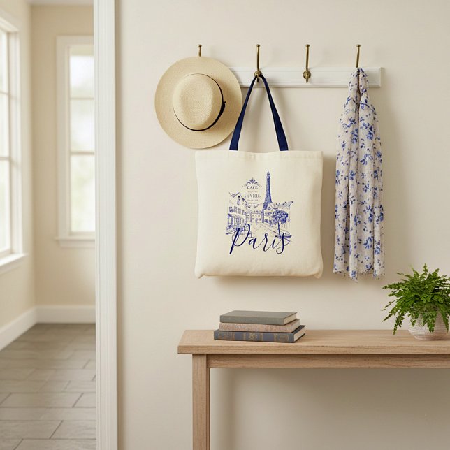 Café Paris Tote Bag Tragetasche (Von Creator hochgeladen)