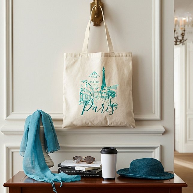 Café Paris Tote Bag Tragetasche (Von Creator hochgeladen)