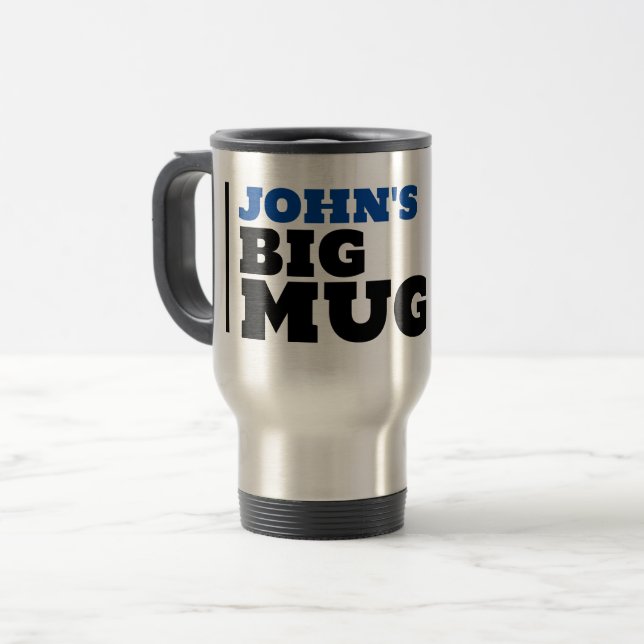 CAFÉ PERSONNALISÉ GROS HOMME GROS MUG (Devant gauche)