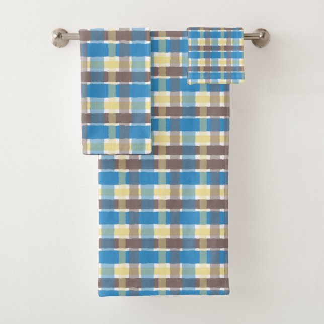 Café Popcorn Beurré Brown Sonic Bleu Plaid (En situation)