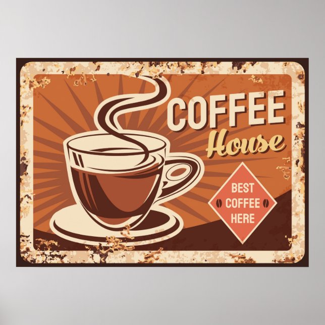 Café Poster (Vorne)