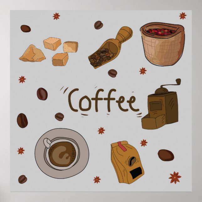 Café Poster (Vorne)