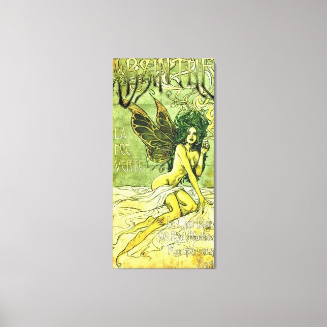 Café Poster c1885 Leinwanddruck (Vorderseite)