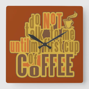 CAFÉ PREMIÈRE horloge murale personnalisée