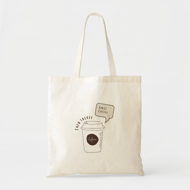 Café puis talkee, Talkee avant Sac fourre-tout caf (Devant)