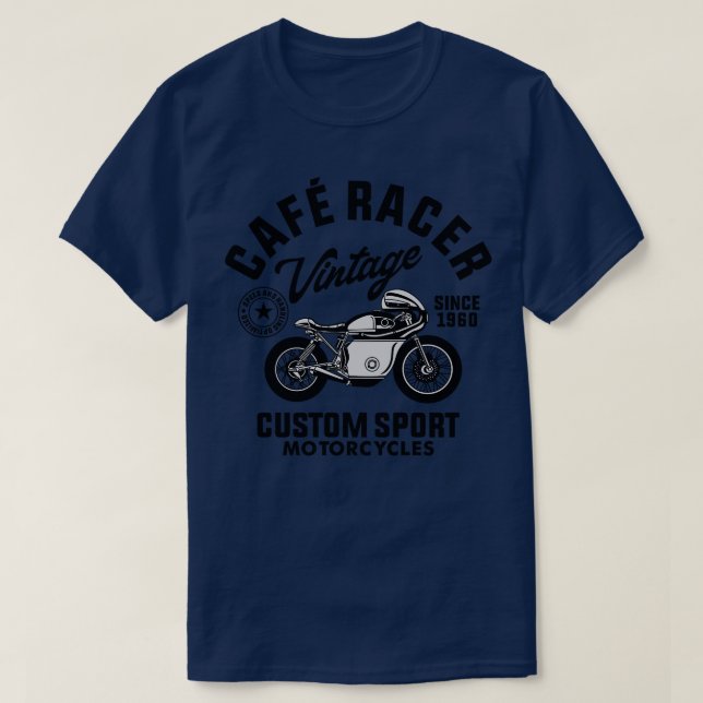 CAFE RACER MOTORRÄDER T-Shirt (Design vorne)