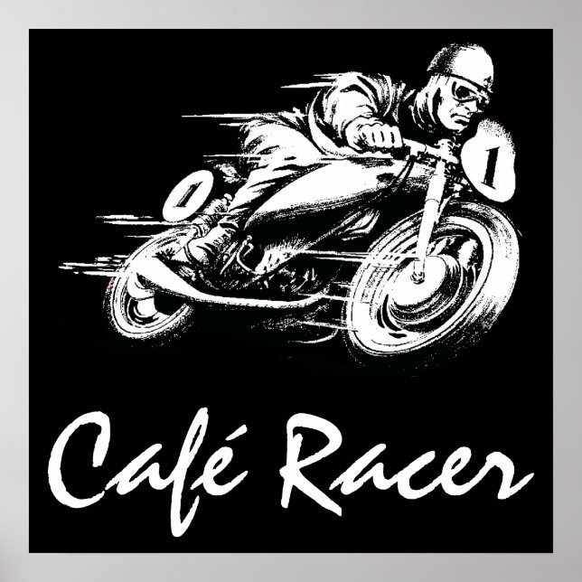 Café Racer Poster (Vorne)