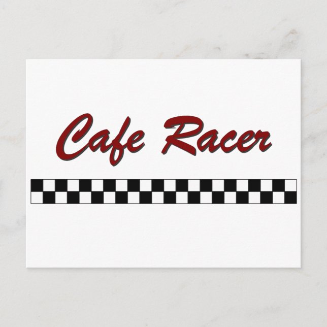 Cafe Racer Postkarte (Vorderseite)