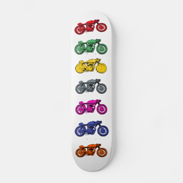 Cafe Racer Skateboard (Vorderseite)