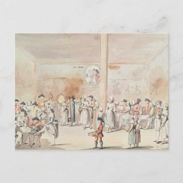 Cafe Ramponneau Postkarte (Vorderseite)