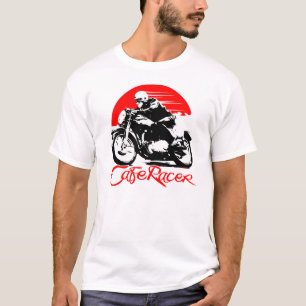 Café-Rennläufer-Motorrad-T-Shirt T-Shirt