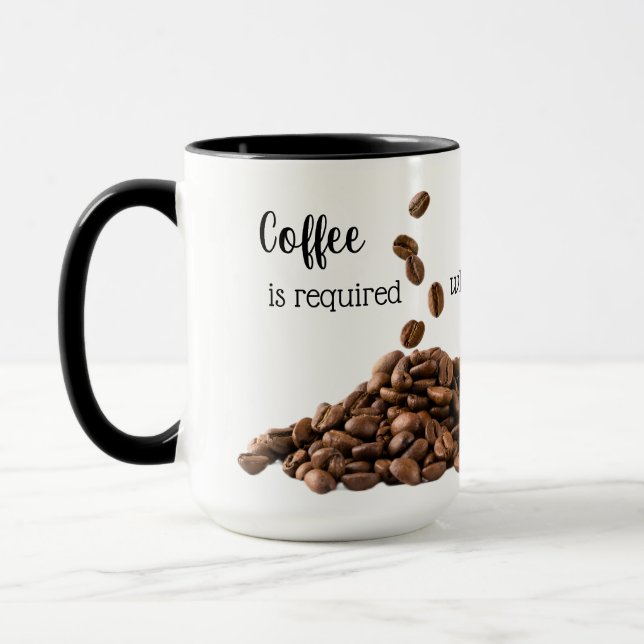 Café requis Tasse de café personnalisée (Gauche)