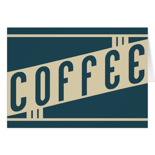 café rétro (Devant horizontal)