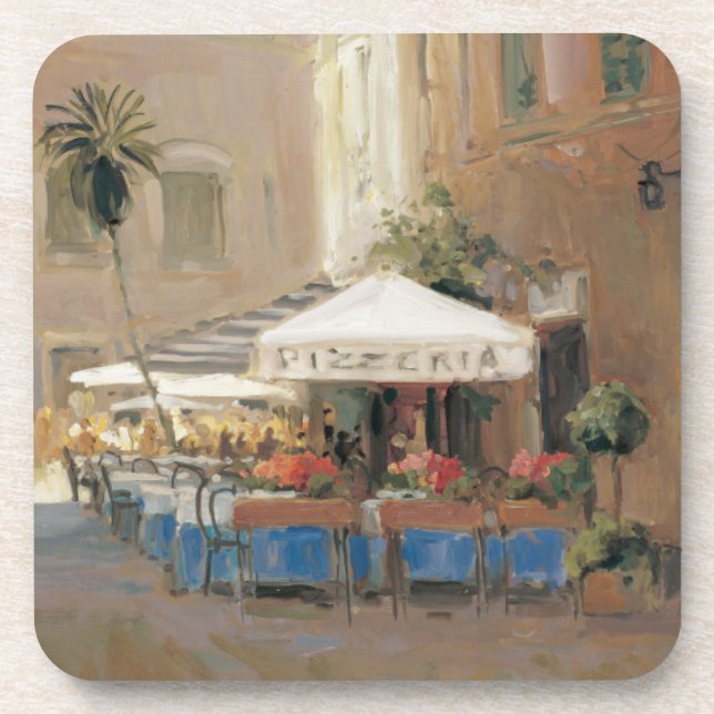 Café Rom Getränkeuntersetzer (Vorderseite)