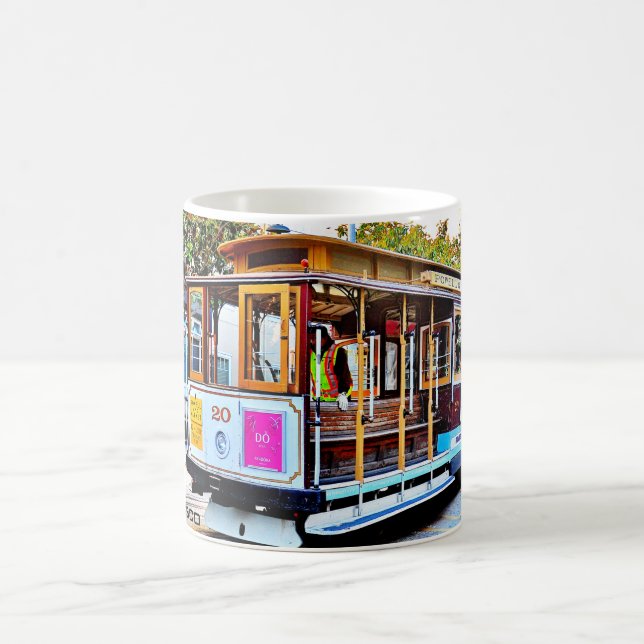 CAFÉ SAN FRANCISCO VOITURE SOUVENIR CAFÉ MUG (Centre)