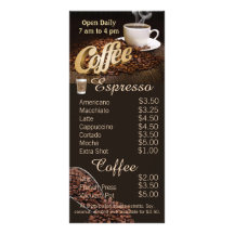 Café Shop Restaurant Menu et Tarifs