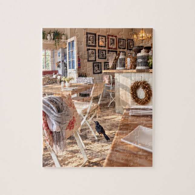 Cafe-Stil-Puzzle - 110 Teile (Vertikal)