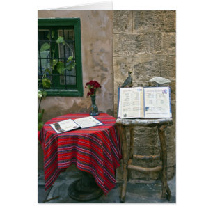 Café sur trottoir, La Canée, Crète, Grèce