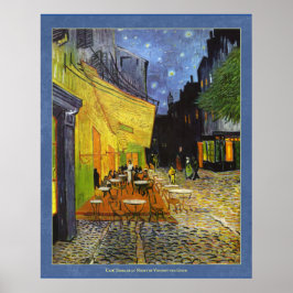 Café Terrace at Night by van Gogh Poster