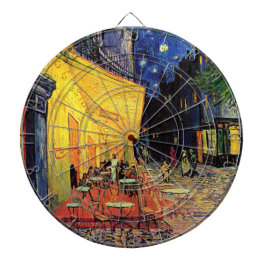 Café Terrace at Night by Vincent van Gogh Dartscheibe