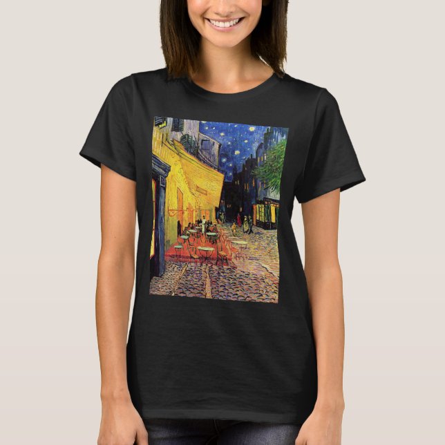 Café Terrace at Night by Vincent van Gogh T-Shirt (Vorderseite)