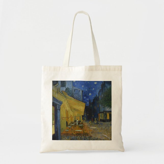 Café Terrace at Night by Vincent van Gogh Tragetasche (Vorne)