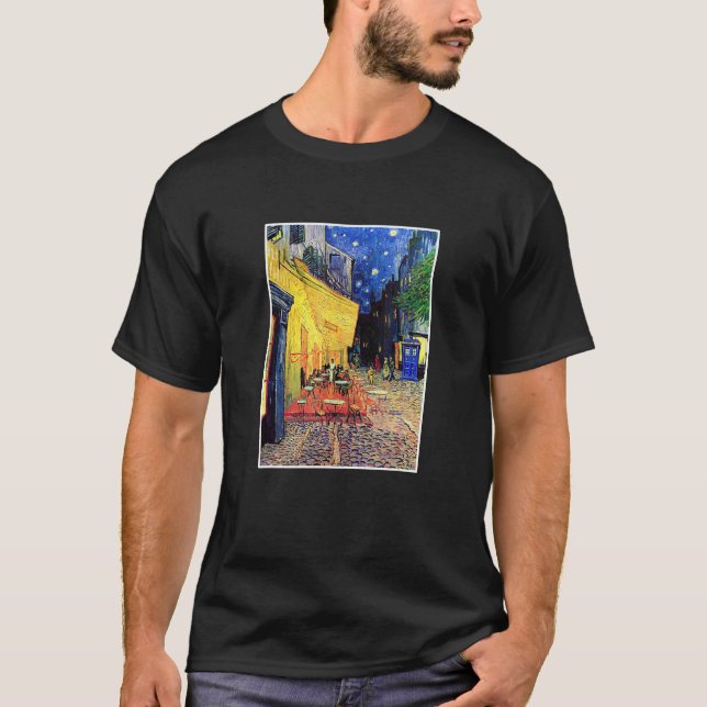 Cafe Terrace at Night Doctor Visit T-Shirt (Vorderseite)